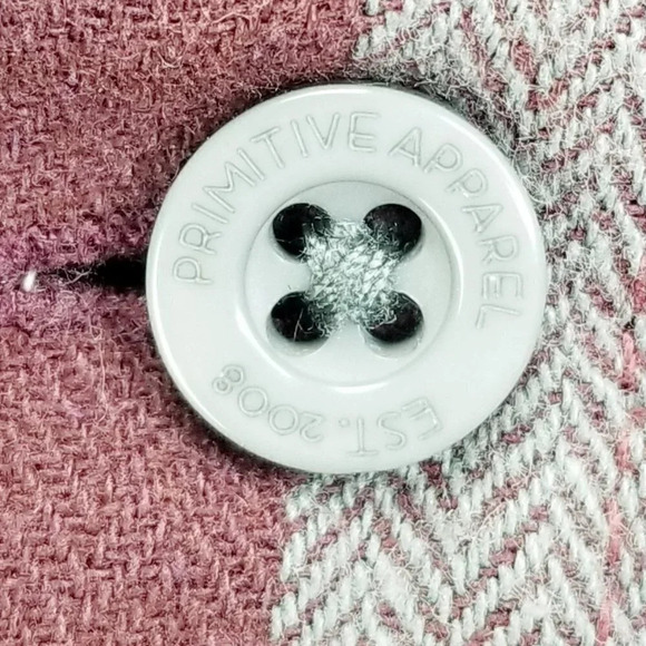 Primitive Apparel Pocket Logo Tag Men's Flannel M - Picture 7 of 8